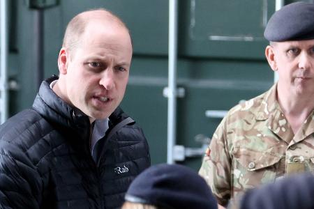 Prinz William besucht Truppen nahe der ukrainischen Grenze