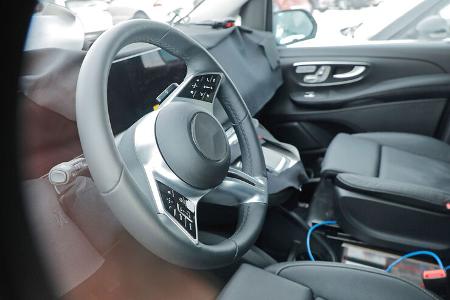 Erlkönig Mercedes V-Klasse Facelift Lenkrad
