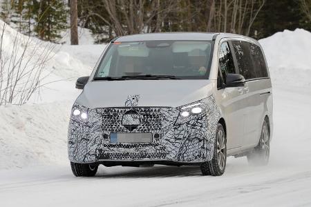 Erlkönig Mercedes V-Klasse Facelift Front