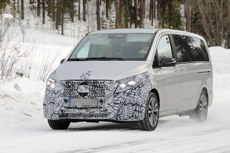 Erlkönig Mercedes V-Klasse Facelift Front