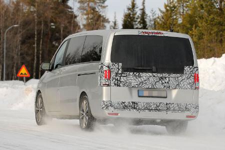 Erlkönig Mercedes V-Klasse Facelift Heck