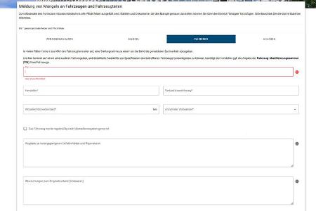 Kraftfahrtbundesamt (KBA) Mangel-Melder