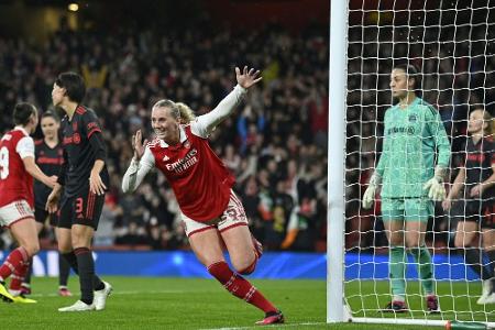 Triple-Traum geplatzt: Bayern-Frauen ohne Chance bei Arsenal