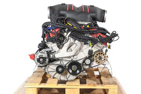 Ferrari FXX Engine in crate