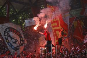 Pyrotechnik: Geldstrafen für Union Berlin und Kaiserslautern