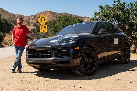 Porsche Cayenne 2023 Abnahmefahrt