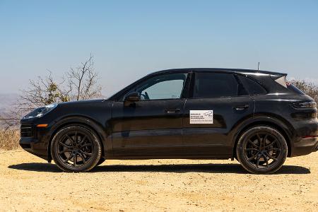Porsche Cayenne 2023 Abnahmefahrt