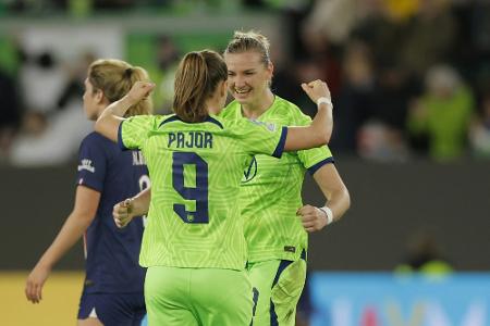 Wolfsburgerinnen am 23. April und 1. Mai gegen Arsenal