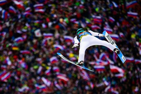 Skifliegen: Lanisek führt zur Halbzeit - Wellinger Zwölfter