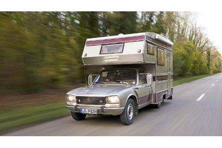 Camping Oldtimer Peugeot 505