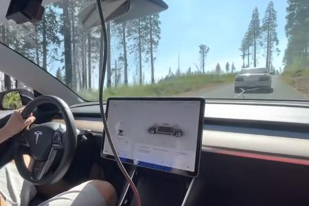 10/2021_Tesla Rekuperation durch Abschleppen
