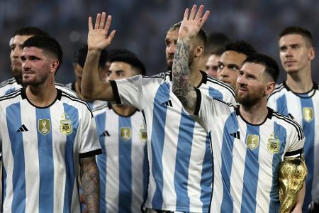 Argentinien an der Spitze - DFB-Team auf Rang 14