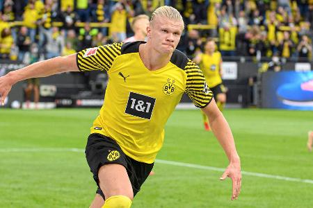 Platz 9: Erling Haaland - 62 Tore in 67 Spielen für den BVB