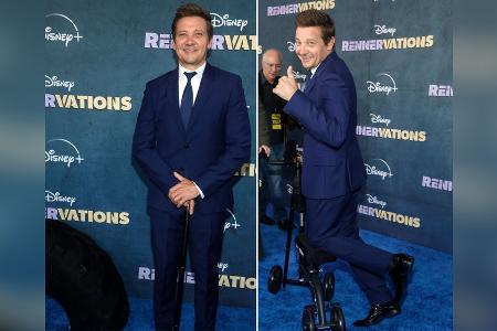 Gänsehaut-Moment: Jeremy Renner ist zurück auf dem roten Teppich