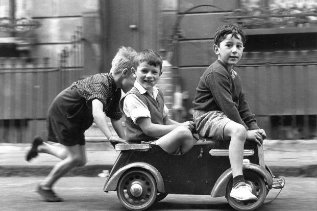 Kindheit früher Seifenkiste