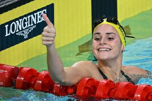 Olympiasiegerin McKeown schwimmt Rücken-Weltrekord