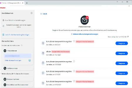 Der Sicherheitsspezialist McAfee bietet in der teuersten Variante seiner Sicherheitssuite einen Identitätsschutz, der nach gestohlenen Log-in-Daten fahndet.