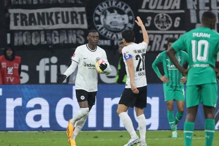 Siebtes Spiel ohne Sieg: Frankfurts Negativserie geht weiter