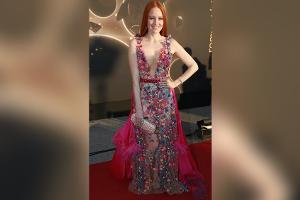 Romy-Verleihung: Barbara Meier strahlt in floraler Traumrobe