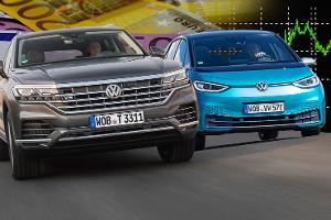 VW ID.3 Elektroauto Touareg V8 Diesel Preiserhöhung Collage
