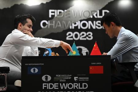 Erneutes Remis bei der Schach-WM - Tiebreak naht