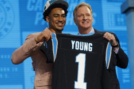 NFL: Carolina draftet Quarterback Young als Nummer eins