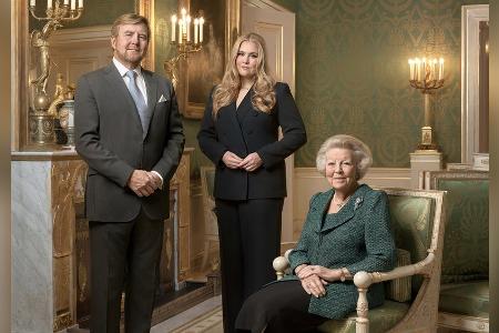 König Willem-Alexander: Drei-Generationen-Porträt zum Thronjubiläum