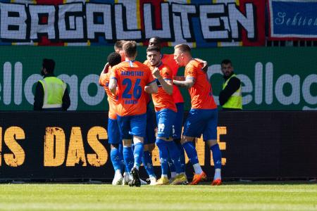 Aufstieg für Darmstadt rückt näher - Sandhausen hofft wieder