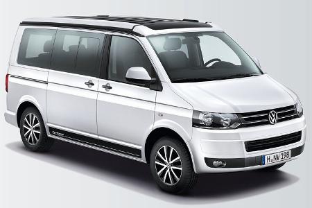 Im Fokus des Messestands von Volkswagen Nutzfahrzeuge steht in Düsseldorf der California „Edition“.