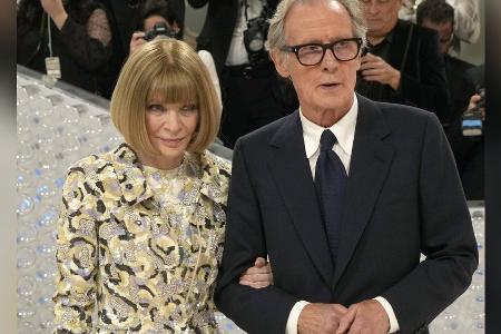 Anna Wintour und Bill Nighy zeigen sich Arm in Arm bei der Met Gala