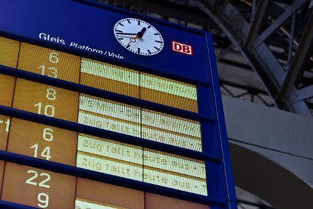 Anzeigetafel Fahrplan