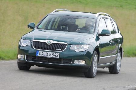 Skoda Superb Combi, Frontansicht