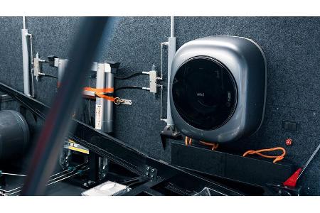 Technik in Wohnmobil-Garage