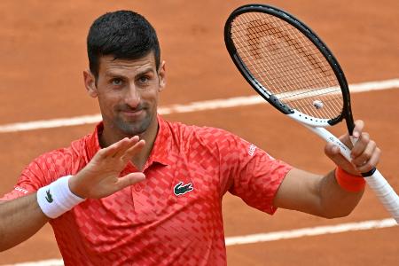 Zum 17. Mal in Folge: Djokovic im Viertelfinale von Rom