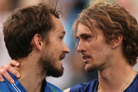 Achtelfinale in Rom: Zverev mit Duell gegen Medwedew