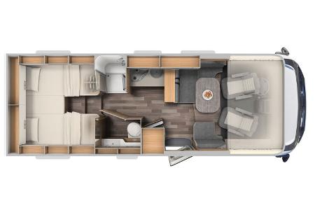 Weinsberg Caracore Grundriss f