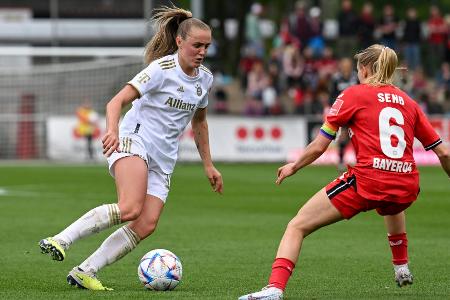 Bayern-Frauen vergeben Meister-Matchball in Leverkusen
