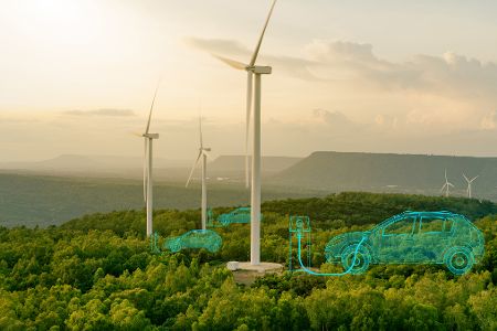 E-Autos Windkraft (2)