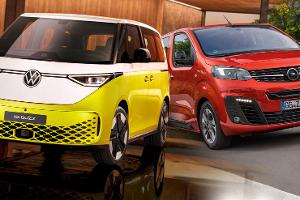 VW ID.Buzz Opel Zafira-e Life Vergleich