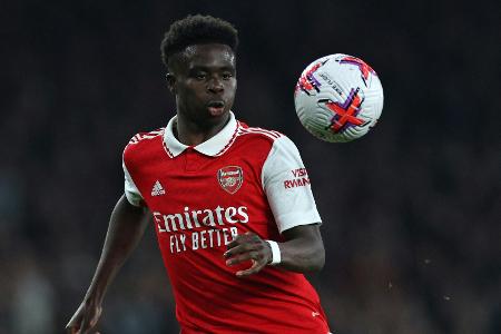 Saka langfristig für Arsenal auf Torejagd