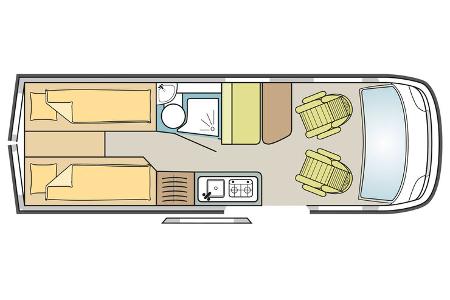 Campingbusse mit Bad 