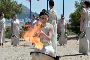 Flamme der Special Olympics in Athen entzündet
