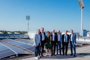 Auf dem Stadiondach: Bochum setzt auf Solarenergie