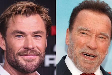 Arnold Schwarzenegger lobt Chris Hemsworths Muskelberge