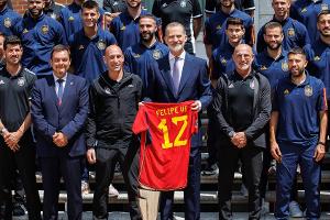 König Felipe empfängt die Nations-League-Sieger 2023