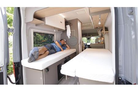 Einzelbetten, Liegefläche, Campingbus
