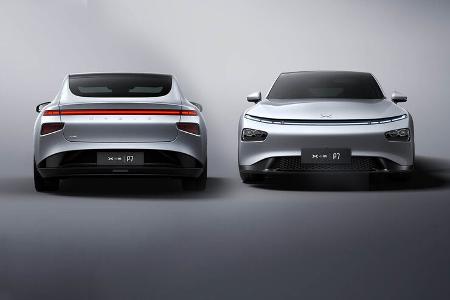 Xpeng P7 China Auto Aliexpress Gesichtserkennung Elektroauto