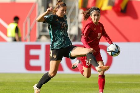 Zähes WM-Casting: DFB-Frauen besiegen Vietnam 2:1