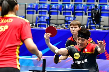 Tischtennis: Qiu/Mittelham greifen nach Gold und Paris-Ticket