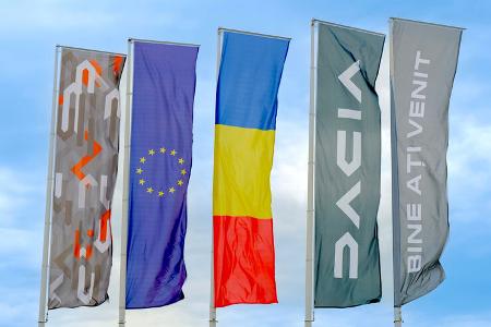 Dacia RumŠnien - Hauptquartier in Bukarest und Werk in Mioveni/Pitesti 